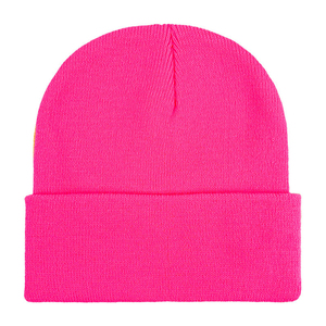 Custom Beanies with Recycled <b>Polyester</b> <b>Yarn</b> for Streetwear Brands with Wholesale Supply and Low MOQ for Fall - Product Image 1
