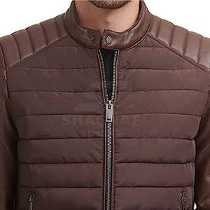Veste d'hiver rembourrée pour homme, personnalisée en gros, avec capuche, chaude, de haute qualité, style tendance - Product Image 5