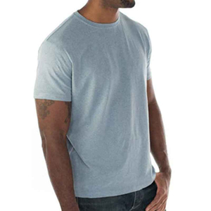 T-shirts pour hommes en jersey tricoté, col rond, légers, en coton respirant, à séchage rapide, manches courtes, coupe classique, décontractés pour tous les jours - Product Image 3