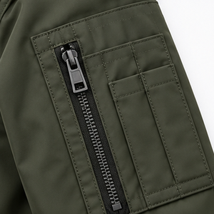 Chaqueta Bomber Personalizada para Hombre, Venta al Por Mayor, Exportador de Fábrica, OEM, ODM, Marca Privada, Ligera, Resistente al Viento, con Cierre Frontal, Ropa Urbana, Pedidos al Por Mayor - Product Image 4