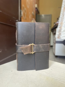 Wholesale the DNA Group Classic Black Thick Belt <b>Lock</b> Pattern Luxury Leather Hardcover Diary Notebook Side <b>Thread</b> 200/100 Pages - Product Image 5