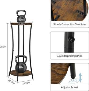 Support de plante en fer avec roulettes, fabriqué par un fabricant fiable, adapté au déplacement des plantes dans le jardin, le balcon et les espaces intérieurs. - Product Image 6