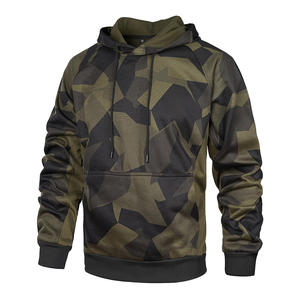 Sudadera con Capucha de Forro Polar para Hombre, Estilo Camuflaje, a la Moda, Venta al por Mayor, Informal, para Exteriores - Product Image 3