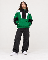 Veste coupe-vent unisexe vintage personnalisée pour le sport, hiver, coupe-vent, vente en gros, pull à quart de zip, à capuche, brodé, streetwear