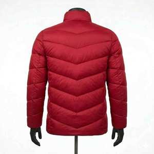 Formal Men'<b>s</b> Puffer <b>Jackets</b> with Stand Collar Premium Quality Front Logo Winter <b>Jacket</b> Available in Different Colors - Product Image 2