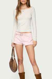 Seamless Comfort Technology Skin Friendly Soft Texture Performance Activewear Gear Women Casual <b>Short</b> - Product Image 6