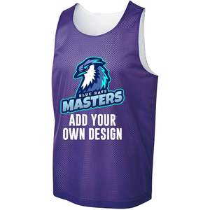 Custom Men's St500 Custom Printing Logo Image Texts <b>Mesh</b> Reversible Tank <b>Tops</b> - Product Image 4