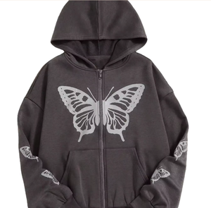 Sweat à capuche zippé pour homme, doublure Sherpa, épais, thermique, chaud, polaire, grandes tailles, vêtements de travail décontractés - Product Image 1