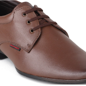 Tan Men's Dress <b>Shoes</b> <b>Red</b> Chief Classic Formal Footwear Office Business Meetings Elegant Professional Wear Comfortable Finish - Product Image 6