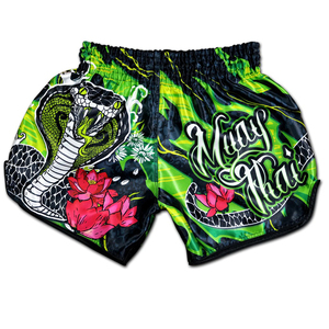 Shorts de Muay Thai légers et respirants, vêtements de performance pour MMA, boxe, kickboxing, option de taille personnalisée - Product Image 4