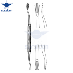 Miller-Colburn Bone File Length 18 cm / 7 Inch Width 5 mm and 7 mm Double-Ended Surgical Bone <b>Filing</b> Instrument - Product Image 2