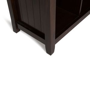 Bibliothèque et unité de rangement Acadian à 9 cubes Brunette Brown - Bacs de rangement cubes durables - Product Image 2