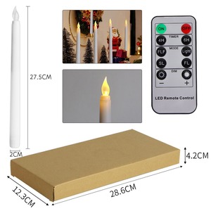 TOOWIN 10-Key Remote Control Long Candle Decoration, Electronic Led Birthday And Wedding Decoration - Product Image 5