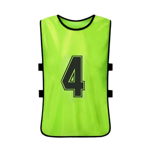 High Quality Custom Logo Print Breathable Comfortable Soccer Training Bibs <b>Name</b> Quality Jersey-Made 100% Polyester Custom Colors - Product Image 3