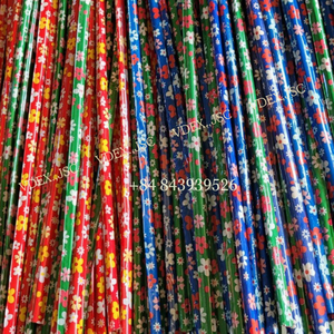 Manche de balai en bois d'eucalyptus 100% naturel, robuste et de haute qualité, pour balai plat ou fleur de balai - Product Image 5