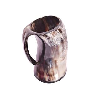 Meilleure Vente : Nouvelle Tasse à Boire Viking Artisanale en Corne de Buffle Semi-Sculptée, Écologique, Motif Animal, Idéale pour Noël - Product Image 2