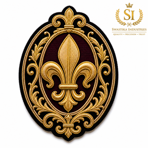 Wholesale High Quality Embroidered Bullion Wire Badges Patches Fashion <b>Pin</b> Patches with Fast Shipping - Product Image 4