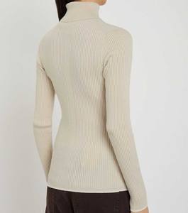 Pull en maille à col roulé pour femme - Commande personnalisée - Pull d'hiver - Vêtements en maille de haute qualité pour femmes - Respirant - Product Image 3