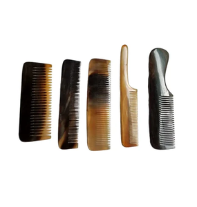 หวีเขาควาย งานฝีมือธรรมชาติ คุณภาพเยี่ยม ราคาถูก หวีทำมือ หวีทั่วไป สำหรับร้านเสริมสวย บ้าน และการเดินทาง เป็นมิตรกับสิ่งแวดล้อม - Product Image 1