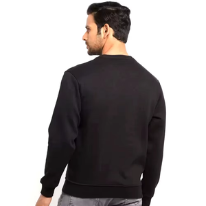 High Quality Men Sweatshirt Cotton Fleece Pullover O-Neck Custom <b>Design</b> Streetwear Oversized Fit Winter Clothing Manufacturer - Product Image 6