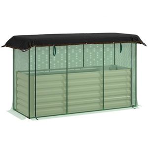 Fioriera in Acciaio Zincato con Rete per Piante Decorative da Esterno - Product Image 4