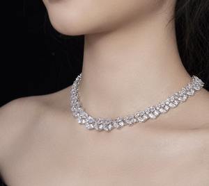 Collar de Diamantes Cultivados en Laboratorio, Estilo Moderno, para Uso Diario y Ocasiones Especiales, Disponible en Grandes Cantidades, Proveedor Indio - Product Image 4