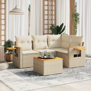 Set Divano da Giardino Beige - Product Image 1