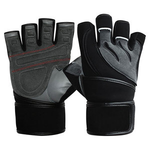 Guantes de Levantamiento de Pesas de Cuero Transpirables Antideslizantes Personalizados al por Mayor para Hombres y Mujeres, Guantes Deportivos para Gimnasio, Ejercicio y Entrenamiento - Product Image 1