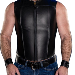 Camisas Casuales de Manga Corta de Franela Negra para Hombre, Estilo Motero, Cuello Alto, Cierre con Cinturón, Color Sólido, Ecológicas, para Verano - Product Image 6