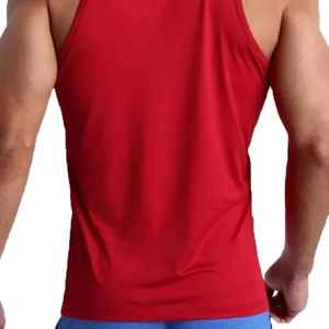 Débardeurs de musculation personnalisés pour hommes, sans manches, en polyester et coton, pour la gym et le fitness, de qualité supérieure. - Product Image 3