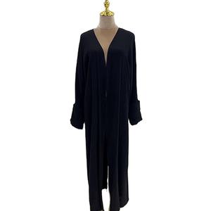 Casual 3 Piece Suit Dress for Ladies Casual Summer Wear Women Formal Dresses Khimar Breathable Thobe V <b>Neck</b> 2025 - Product Image 1