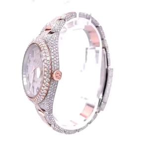 Montre de luxe en moissanite de qualité supérieure, étanche, sertie de diamants, pour homme, disponible dans le monde entier - Product Image 1