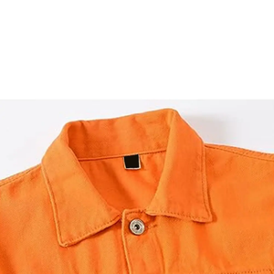 Chaqueta Vaquera Casual para Mujer, Diseño Personalizado, Holgada, Transpirable, de Manga Larga, Chaquetas Vaqueras Personalizadas para Hombre - Product Image 3