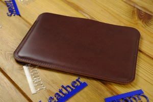 Embossed Logo Genuine Leather <b>Laptop</b> <b>Sleeve</b> Bag Slim Carrying Protective Cover for Pro 16 Inch LLS-0010C - Product Image 3