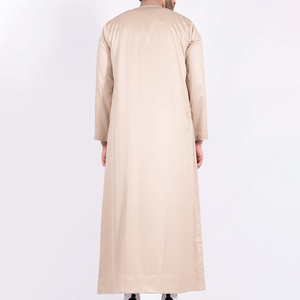 เสื้อคลุมอิสลามผู้ชายผ้าฝ้ายลำลองขายดีที่สุด สีและขนาดตามสั่ง ขายส่งราคาถูก - Product Image 2