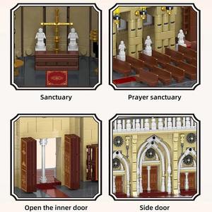 ชุดตัวต่อแบบจำลองสถาปัตยกรรมโบสถ์สไตล์ยุโรปชื่อดัง นอเทรอดามแห่งปารีส 8225 ชิ้น ของเล่นประกอบเอง DIY ของขวัญสำหรับเด็กและผู้ใหญ่ - Product Image 4