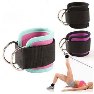 Sangle de cheville multi-gym en néoprène et spandex respirant, protection professionnelle, fixation par câble réglable pour les jambes et le corps entier - Product Image 2