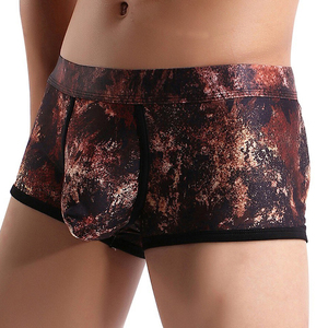 Boxer pour homme taille haute, motif uni, écologique, antibactérien, avec logo personnalisé, service OEM, nouvelle arrivée, vente en gros - Product Image 2