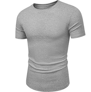 Workout Fitness Soft Cotton <b>Men</b> Running T <b>Shirts</b> <b>Slim</b> <b>Fit</b> Performance <b>Black</b> T-<b>shirts</b> <b>Men</b> <b>Slim</b> <b>Fit</b> Cotton Running <b>Men</b> T-<b>shirt</b> - Product Image 1