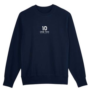 เสื้อสเวตเชิ้ตคอกลมคลาสสิกสำหรับผู้ชาย สีดำ ผ้าฝ้ายพรีเมียม แขนยาว สวมใส่สบาย เหมาะสำหรับทุกวัน สไตล์สตรีทแวร์ - Product Image 1