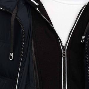 High Street <b>Men's</b> Waterproof Breathable Eco-Friendly Winter Puffer Jacket Customizable Canvas Hooded Customized Color Logo - Product Image 4