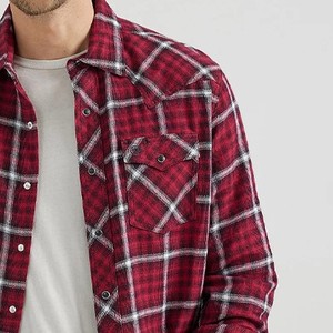 Latest Design Men <b>Flannel</b> Shirt Casual Shirts Woven High Quality Breathable Comfortable Hot Selling Top Trend Reasonable Rate - Product Image 2