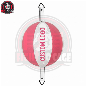 Kit d'entraînement de boxe tout-en-un double extrémité, blanc et rose, de bonne qualité, design unique, durable, léger, personnalisé - Product Image 4