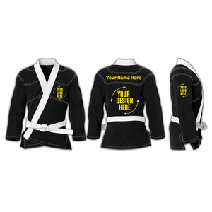 ชุดยิวยิตสูแบบซับลิเมชั่นสั่งทำพิเศษ สำหรับฝึกซ้อมและแข่งขัน  ผ้าเพิร์ลวีฟ - Product Image 3