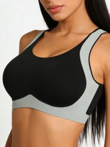 Womens High <b>Support</b> Yoga Bra for Fitness Training Stretch Comfort Wirefree Activewear Breathable Workout <b>Crop</b> <b>Top</b> Everyday Movem - Product Image 5