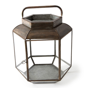 Superbe lanterne à bougie en métal avec finition couleur bronze pour la décoration de la maison, porte-bougie de taille personnalisée, lanterne pour la décoration de la maison - Product Image 5