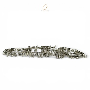 Trending Kashmiri Womens Oxidised Silver Plated Ghungroo Charm Jhumri Bangles Party Wedding Wear Indian Jewelry Wholesale - Product Image 2