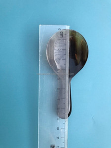 Cuillère en corne, cuillère en corne de buffle, couverts en corne, boîte à café en corne, cuillère en corne polonaise, cuillère en corne, cuillère ronde - Product Image 5