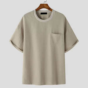 ชุดเสื้อยืดแขนสั้นและกางเกงขาสั้นผ้าฝ้าย 100% ระบายอากาศได้ดี พิมพ์ลาย สไตล์ไฮสตรีท สำหรับผู้ชายวัยรุ่น ฤดูร้อน เหมาะสำหรับการออกกำลังกาย - Product Image 3