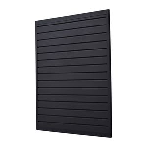 Pannello Modulare in PVC 4x4 Piedi per Garage, Design a Doghe, Facile da Installare, Regolabile, Nero, Soluzione Elegante per Scaffalature - Product Image 6